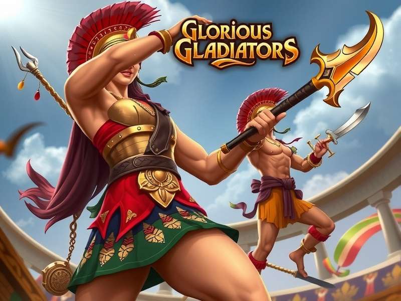 Glorious Gladiators battle arena