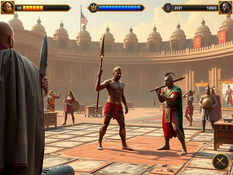 Glorious Gladiators character selection