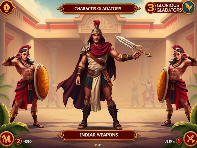 Glorious Gladiators Indian weapons